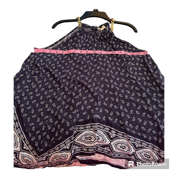 Paisley Top with Handkerchief Hem Medium - Picture 3 of 6